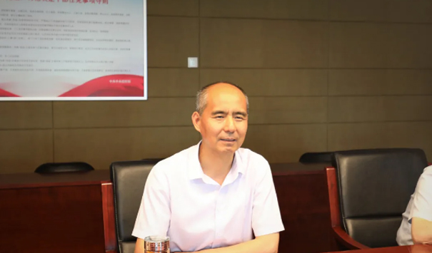 中检许增德会见上电科董事长吴业华一行